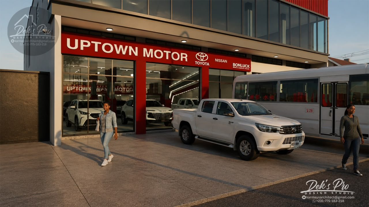 Dek’s Pro exterior design visualization for Uptown Motor